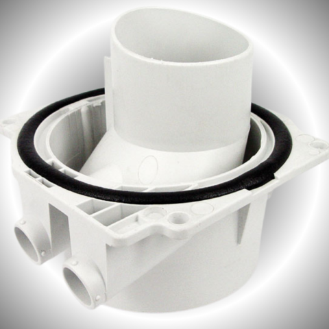 Sealing of siphon flange