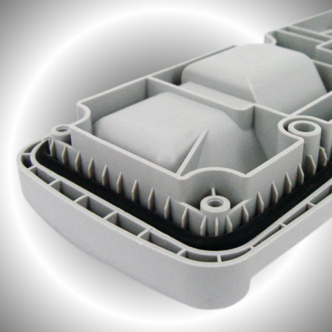 Sealing of washingmachine valve supports